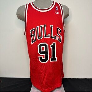 NWT Chicago Bulls Vintage Dennis Rodman Jersey 91
